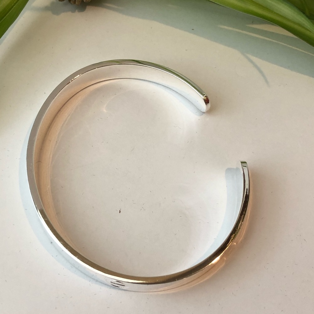 999 silver bangle - Picture 2 of 2